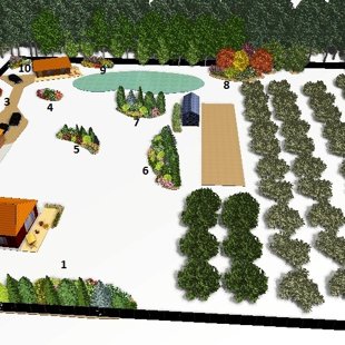 ainavu dizains,    3D vizualizācija 