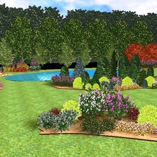 ainavu dizains, 3D vizualizācija