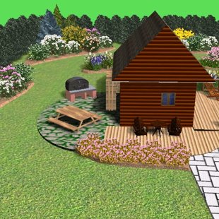 ainavu dizains, plāni, 3D vizualizācijas 