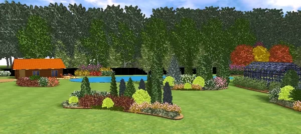 ainavu dizains,    3D vizualizācija 